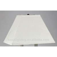 Hotel lamp shades/Round Soft Tailored Lampshade, Shantung, Off-white zhongshan factory