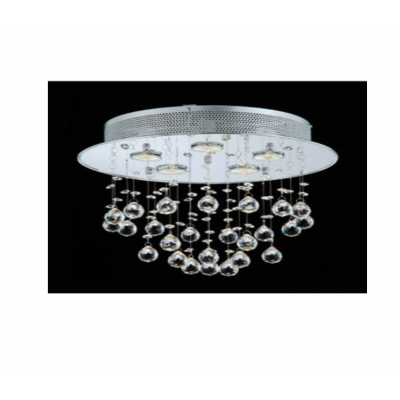 Modern Mini  Clear Crystal Ball  GU10 Base Crystal Pendant Lighting