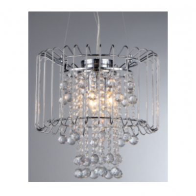 Fancy Light Fitting Contemporary Style Modern Simple Hanging Crystal Pendant Light