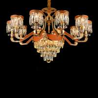 Zhongshan New Luxury Led Crystal Chandelier Pendant Lights for Living Room 2020