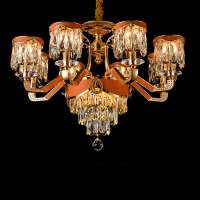 Zhongshan New Luxury Crystal Chandelier Pendant Lights for Living Room 2020